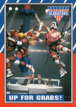 1991 Topps American Gladiators #50 Up for Grabs! Front